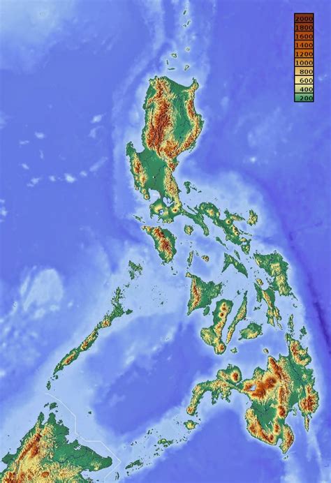 tessadem|philippines topographic map.